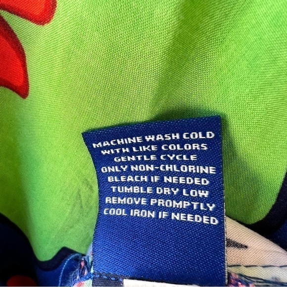 CLEARANCE Marimekko Target Kukkatori Blue SUMMER FLORAL Tunic Dress SIZE SMALL - Picture 7 of 10